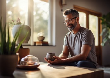 How can a man use aromatherapy at home?